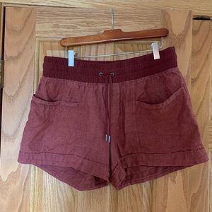 Athleta Linen Cabo shorts
